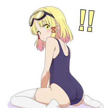 スク水ニーソ