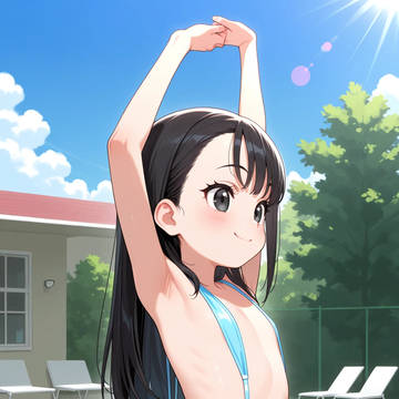 水泳の授業 【結城 ゆいか】