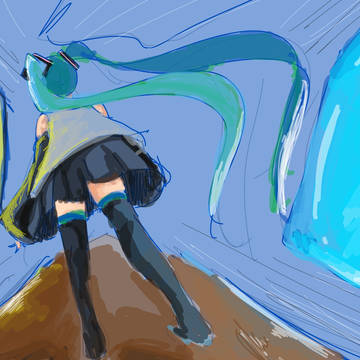 落書きミク