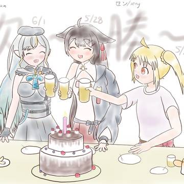 En, Rui,虹夏,比丟生日|エン、ルイ、虹夏、ビューの誕生日