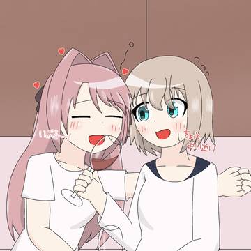 上伊那さんと寮長のいちゃいちゃ