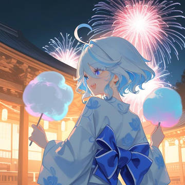 花火の日!フリーナちゃん!!