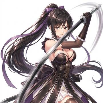 七色の霊刃使い・黒の剣士