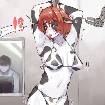 【牛TF】雌ウシ化♂させて牛ビキニの耐久試験