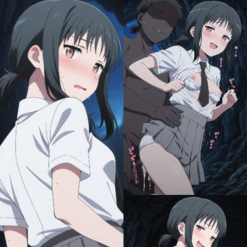 神崎有希子 パンチラ 一つ結び 洞窟