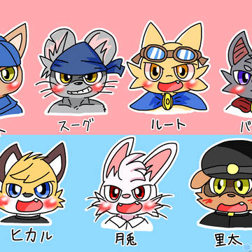 顔アイコンつくってみました。(一次)