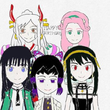 2026年度の早見沙織さん誕生日記念イラスト