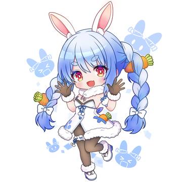 お仕事絵　兎田ぺこら