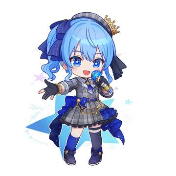 お仕事絵　星街すいせい