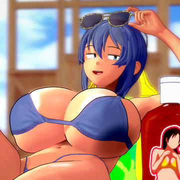 Koikatsu Natsuki at beach