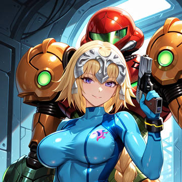 メトロイドのジャンヌ・ダルク