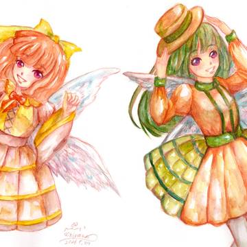 クリームパンとメロンパン