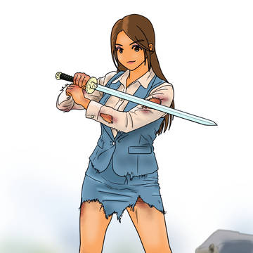 female warrior OL