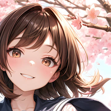 春の笑顔