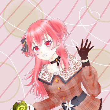 桃井愛莉カード衣装イラスト化第19弾‼️🍑✨