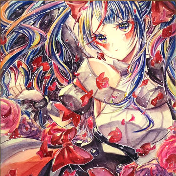 花吹雪とダークキュアスカイちゃん