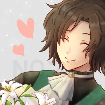 花束とルイ