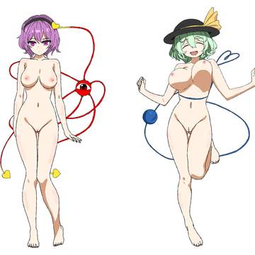 ヌード　古明地姉妹