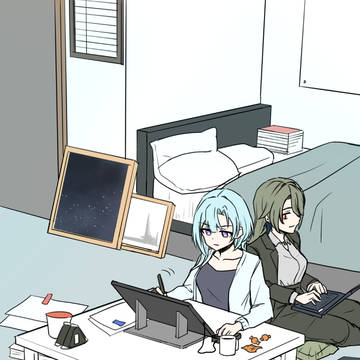 不服ながらも原稿が捗る現代グレーシュ先生