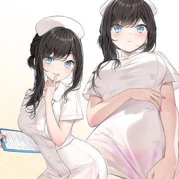 白衣のピッチリ天使
