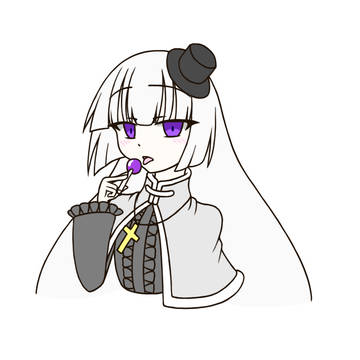 落書き飴ぺろクロアちゃん