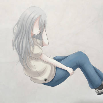 いつかのどこかの女性のイラスト
