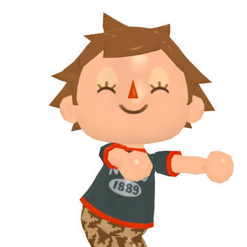 Villager doing the Floss!