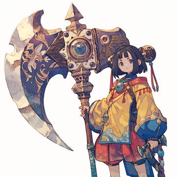 古代兵器&女の子