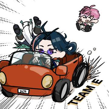 豪快なドライブ