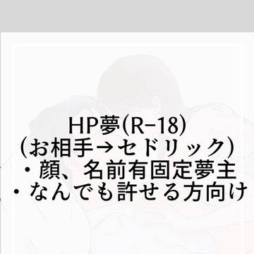 HP夢(R-18)まとめ②