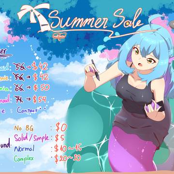 Commission Price List Summer 20