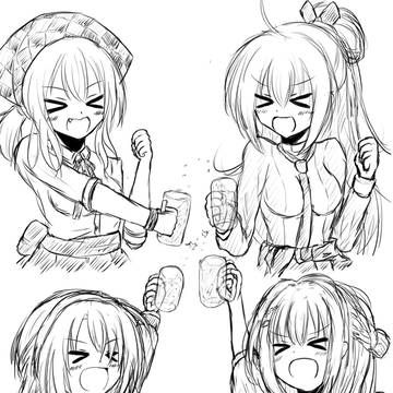 ゆずソフトの元気っ子で乾杯!!!!
