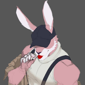 A Rabbit in an Alley
