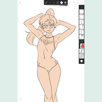 Swimsuit Wonder Girl