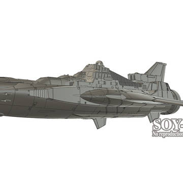 ホビージャパン連載版マイティ号 ガレージキットデジタル原型