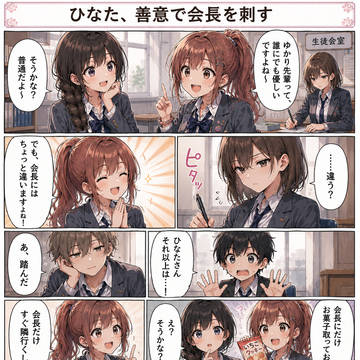 ひなた、善意で会長を刺す