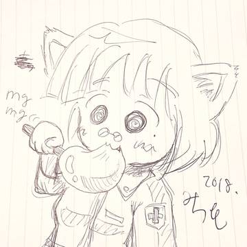 2018年に描いた作者代理キャラ絵