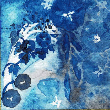 花鬼～青い朝顔