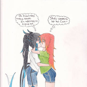 Collaíocht and Illya kissing