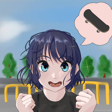 幼馴染にスケボーを貸したら……