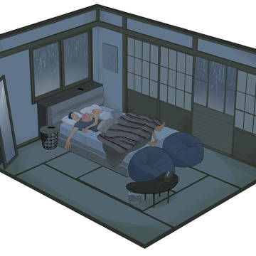 時化の日の一日（午前の部）