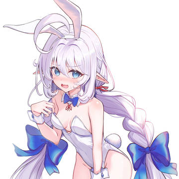 白バニーエルフちゃん