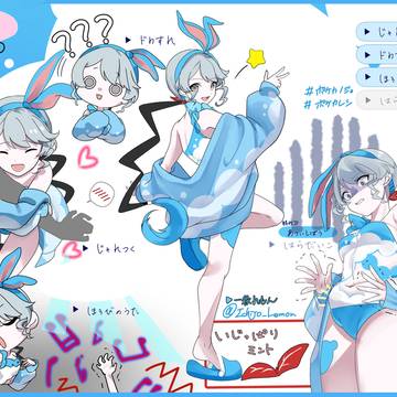 ポケモン擬人化：マリルリ