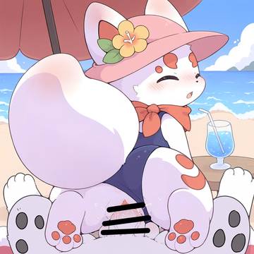 小两口的海滩生活