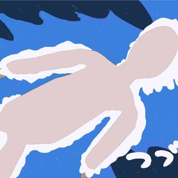 名画?  「溺れる教主」