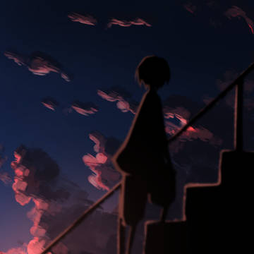 【 - 夕暮れ階段 - 】