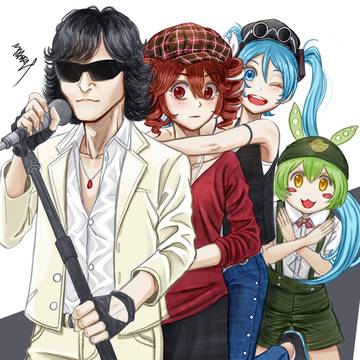 rock star and virtual singers