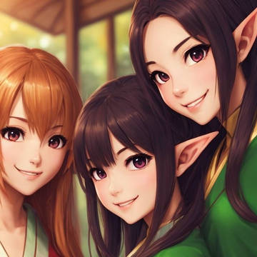 エルフ娘３人　パート８４