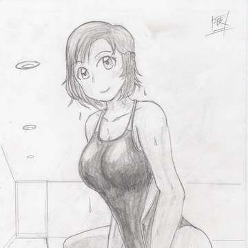 競泳水着　瑞季さん