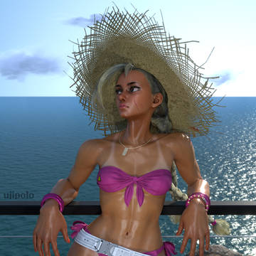 Cammy Near the Seaside Cliffs